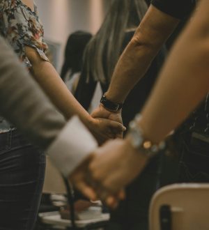 couples holding hands